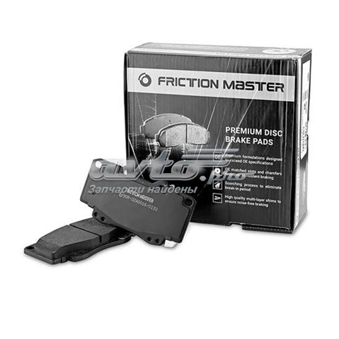 Pastillas de freno delanteras FRICTION MASTER MKD460