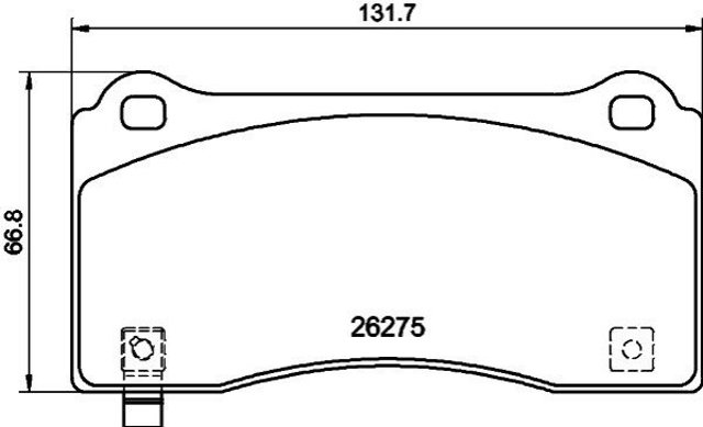 8DB 355 040-861 HELLA pastillas de freno delanteras