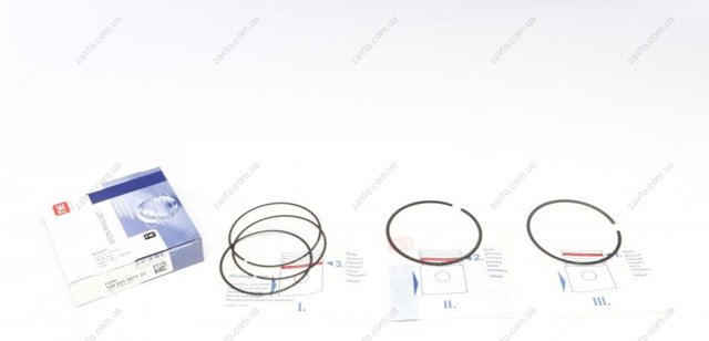 Juego de aros de pistón para motor, sobremedida (+0,50 mm) 120021007121 NE/NPR