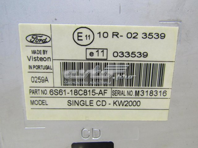  Ford 6S6118C815AF