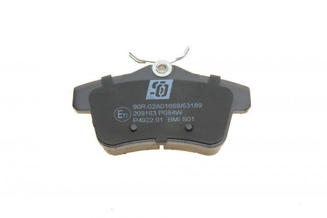 209163 Solgy Pastillas freno traseras