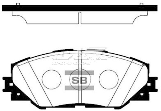 SP2138 Hi-q pastillas de freno delanteras