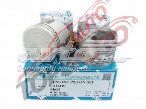 Juego De Piston Para Motor, 2da reparación (+ 0,50) para Nissan Sunny (N13)