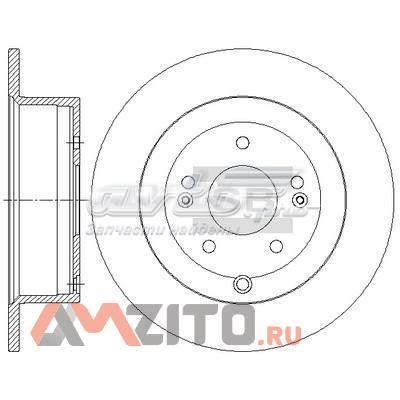 SD1082 Sangsin disco de freno trasero