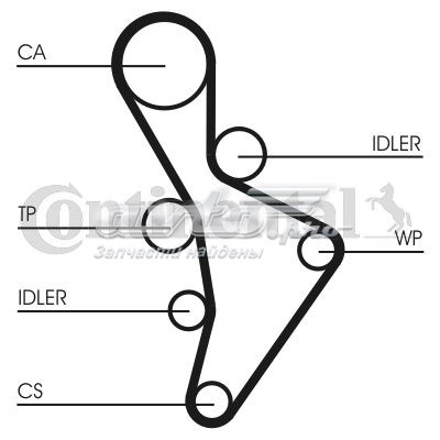 CT1088WP4 Continental/Siemens kit correa de distribución