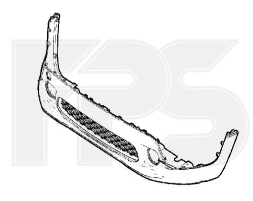 PCR04105AP KLARKSONAS parachoques delantero, parte inferior