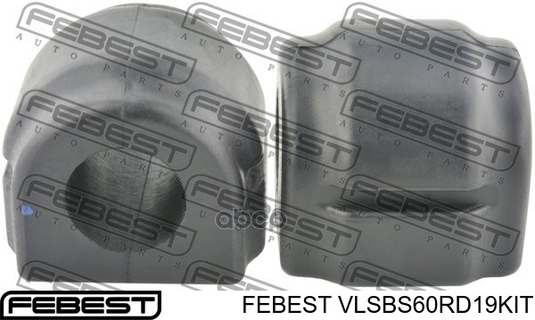 VLSB-S60RD19-KIT Febest casquillo de barra estabilizadora trasera