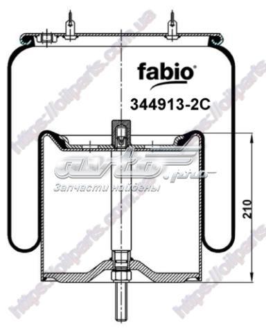 344913-2C Fabio muelle neumático, suspensión