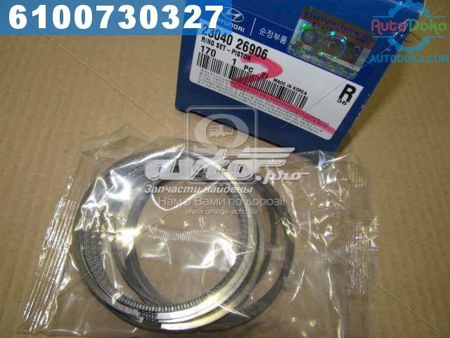 2304026906 Hyundai/Kia juego de aros de pistón para 1 cilindro, cota de reparación +0,25 mm