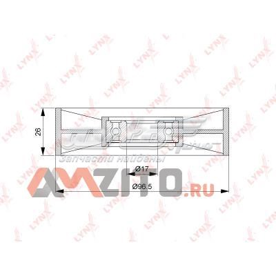 PB5230 Lynxauto rodillo, correa trapecial poli v