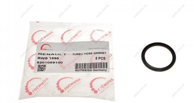 Anillo de sellado del conducto de la turbina de sobrealimentación 76937 Asam