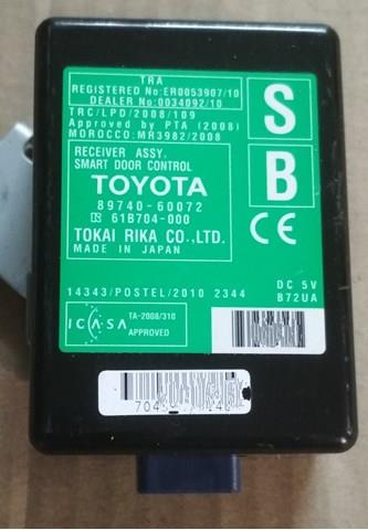 8974060072 Toyota sensor de entrada sin llave de puerta (receptor de llave)