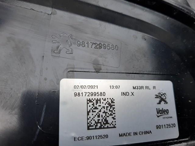 Comprar 9817299580 Peugeot/Citroen Piloto trasero derecho