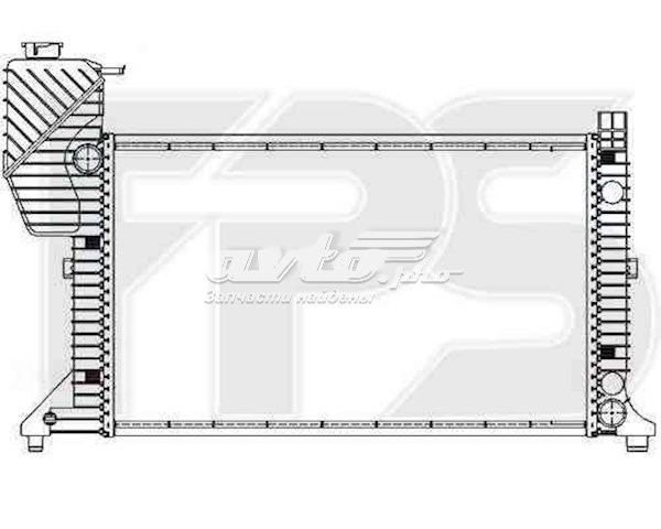 FP 46 A793 FPS radiador refrigeración del motor