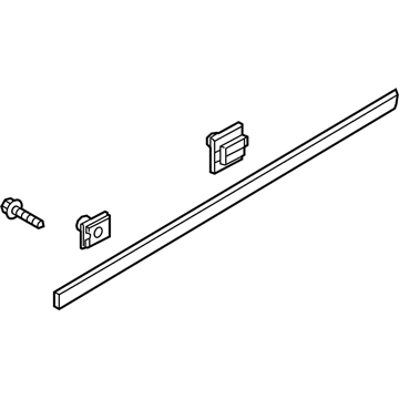87722D3000CA Hyundai/Kia moldura de la puerta delantera derecha