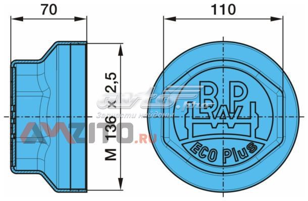 0321225310 BPW Tapa de cubo de rueda