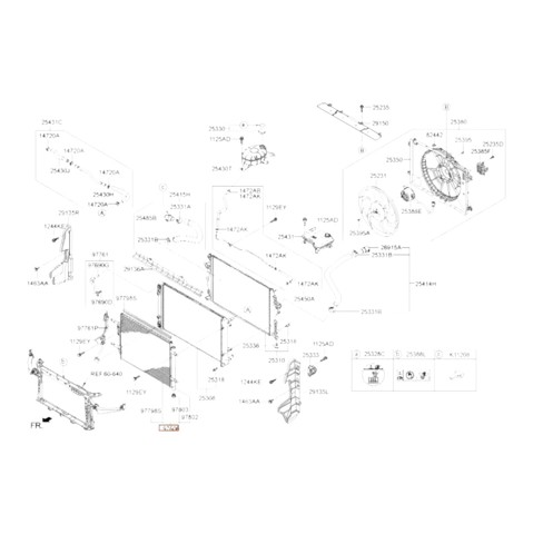 Condensador aire acondicionado 606HN2106 TYC