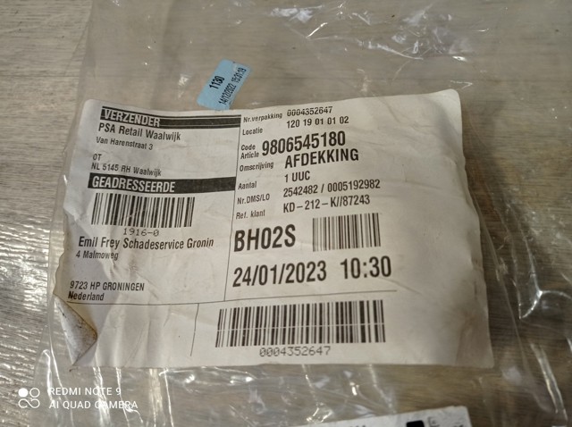 Comprar 13140761 Peugeot/Citroen Guía derecha del parachoques delantero