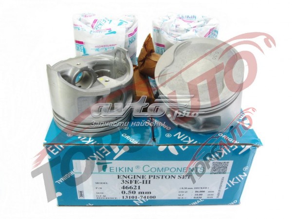 46621050 Teikin juego de piston para motor, 2da reparación (+ 0,50)