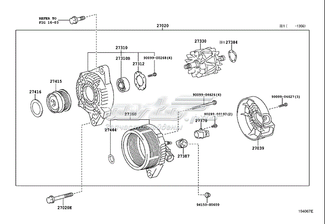 27060-37210 MSG alternador