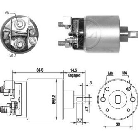 ZM2710 ZM interruptor magnético, estárter