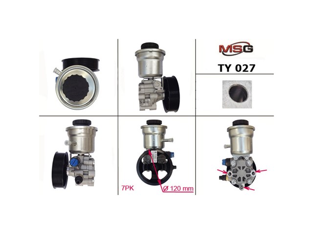 Bomba de dirección asistida  MSG TY027 precio, desde 160,11 EUR