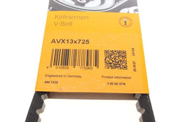Correa de alternador AVX13X725 Continental/Siemens