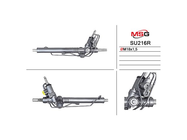 Engranaje de dirección MSG Rebuilding SU214R precio, desde 234,95 EUR