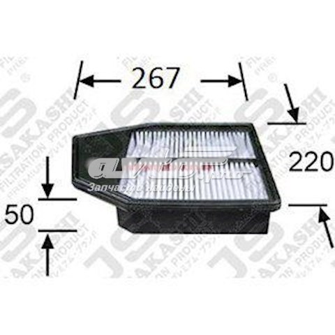 El filtro de aire JS Asakashi A8512 precio, desde 12,19 EUR