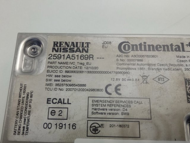Comprar 2591A5169R Renault (RVI) 