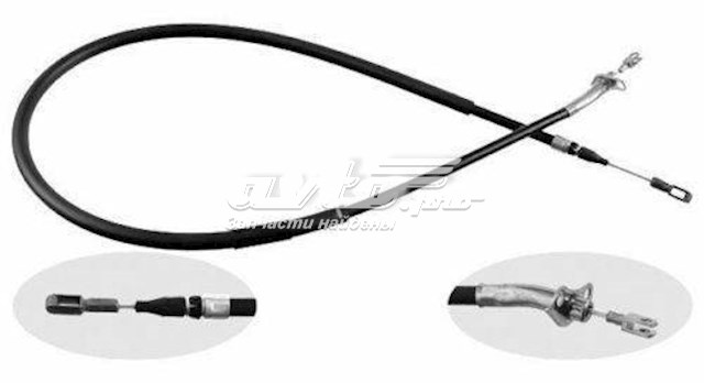 7002721 Cavo cable de freno de mano delantero