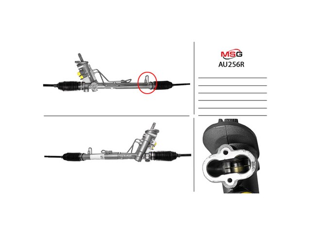 AU254R MSG Rebuilding cremallera de dirección