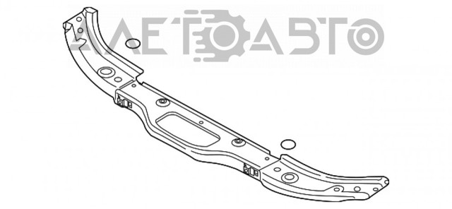 FP 4431 201 FPS soporte de radiador superior (panel de montaje para foco)