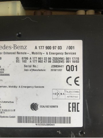 Comprar A6519003603 Mercedes ECU