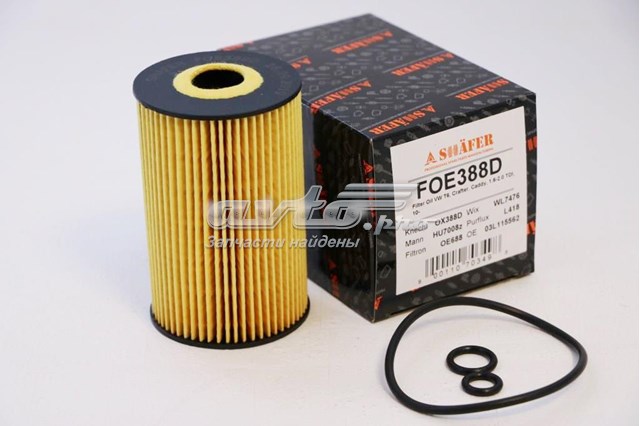 Filtro de aceite Shafer FOE388D precio, desde 4,79 EUR