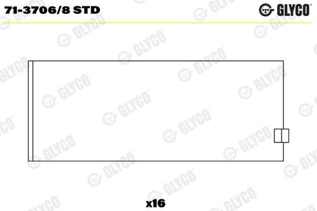Comprar 7137068STD Glyco Cojinetes de biela