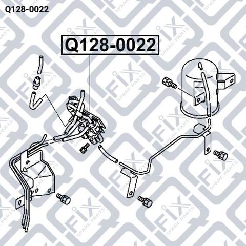 Q128-0022 Q-fix caja de transferencia solenoide (electro valvula)