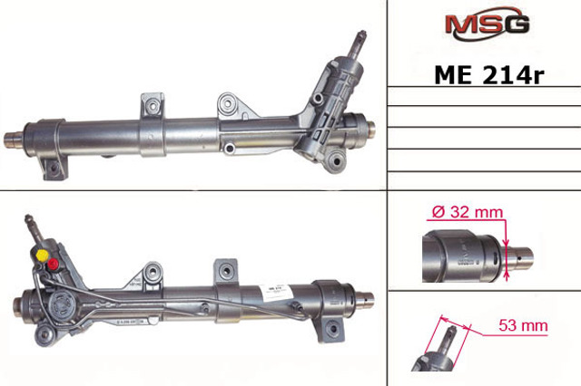 ME214R MSG Rebuilding Cremallera caja de direccion
