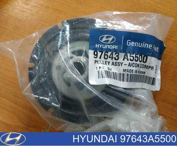 97643A5500 Hyundai/Kia polea compresor a/c