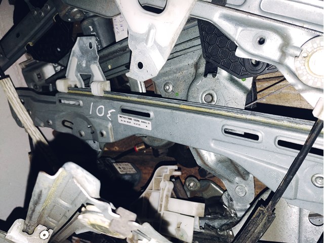 9674411680 Peugeot/Citroen mecanismo de elevalunas, puerta trasera izquierda