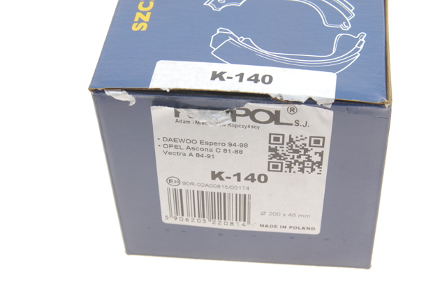 Zapatas de freno de tambor traseras Kampol K140 precio, desde 19,18 EUR