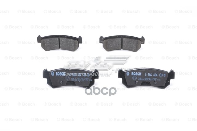 986494133 Bosch pastillas de freno traseras