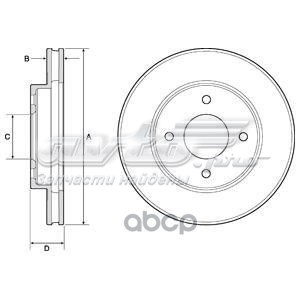 BG4742C Delphi freno de disco delantero