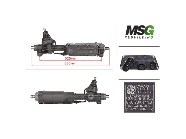 Engranaje de dirección MSG Rebuilding AU405NL00R precio, desde 679,88 EUR