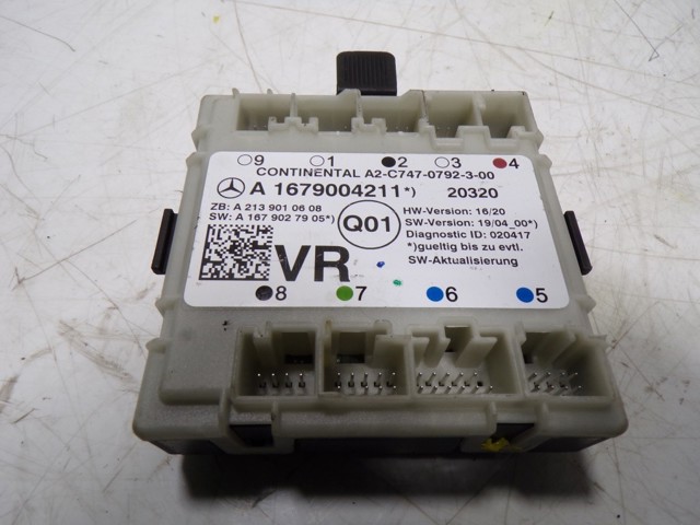 A1679004211 Mercedes Unidad de confort de la puerta delantera