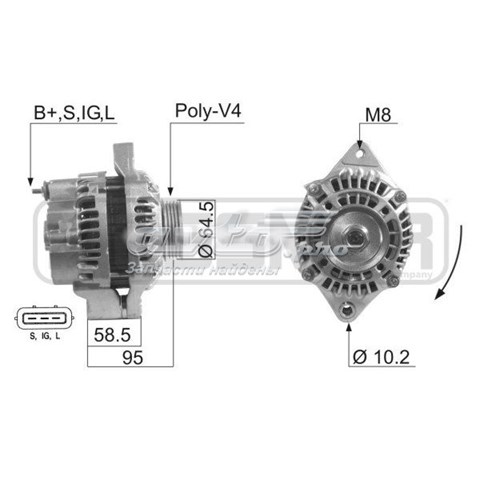 210613A Messmer alternador