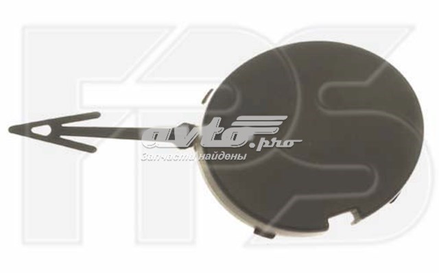 Tapa gancho de arrastre, delantera FPS FP2814915