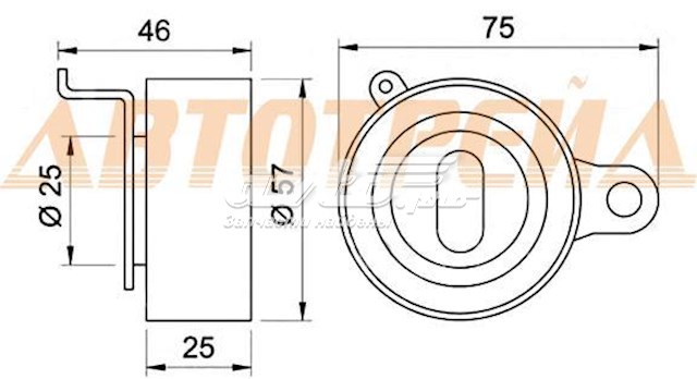 Comprar 57TB0505B01 NSK Tensor correa distribución