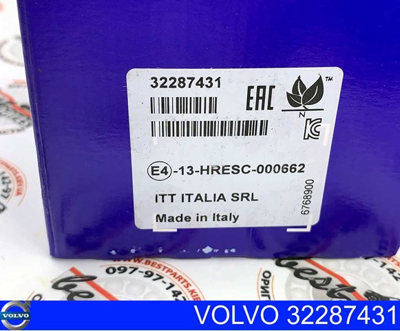 32287431 Volvo pastillas de freno traseras