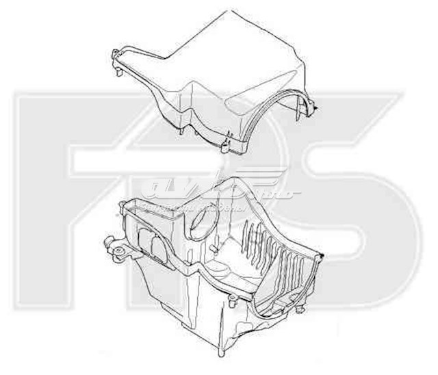 Caja del filtro de aire FPS FP2533101 precio, desde 26,23 EUR
